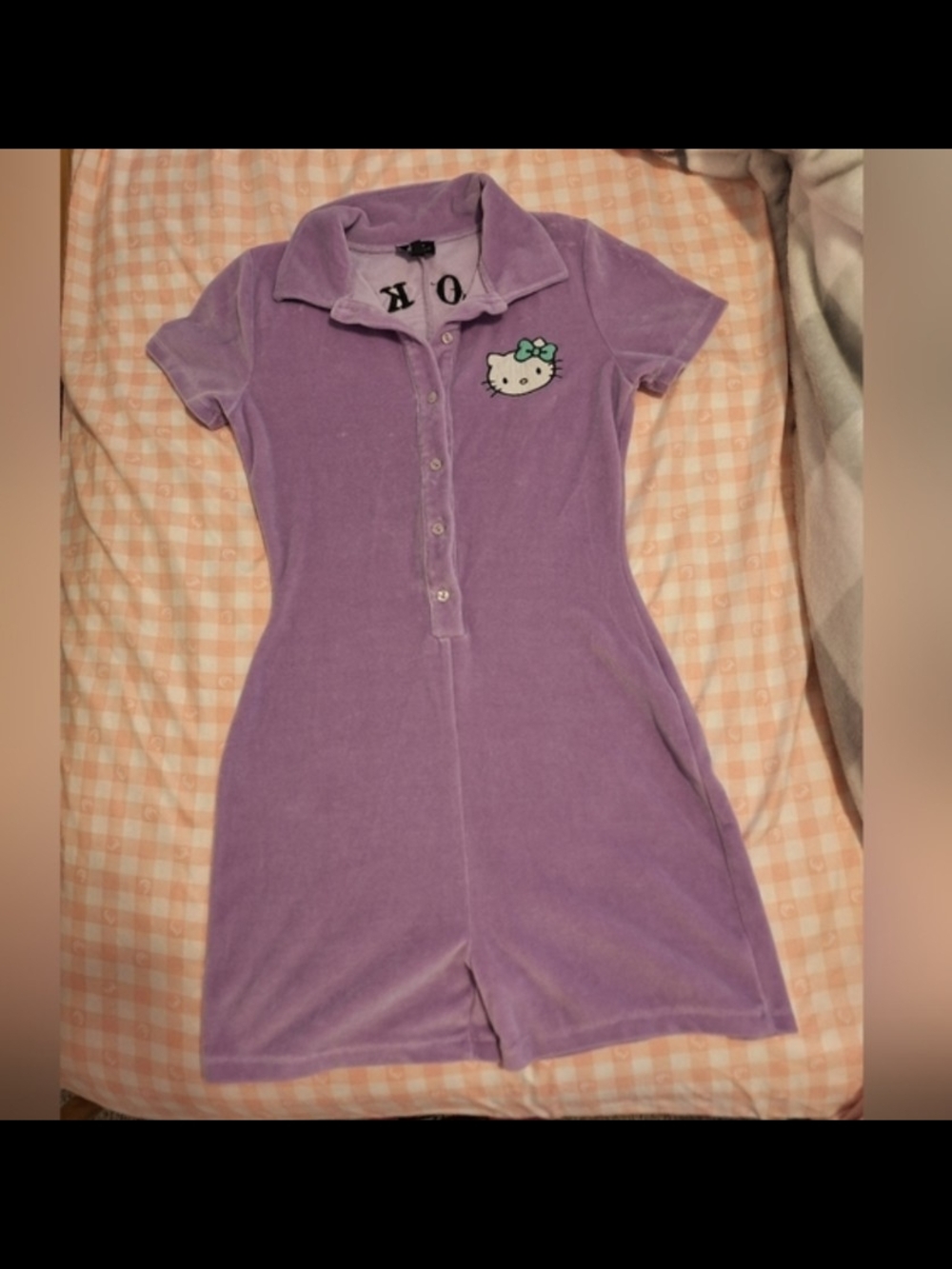 Sanrio Hello Ballerina Kitty Purple Romper